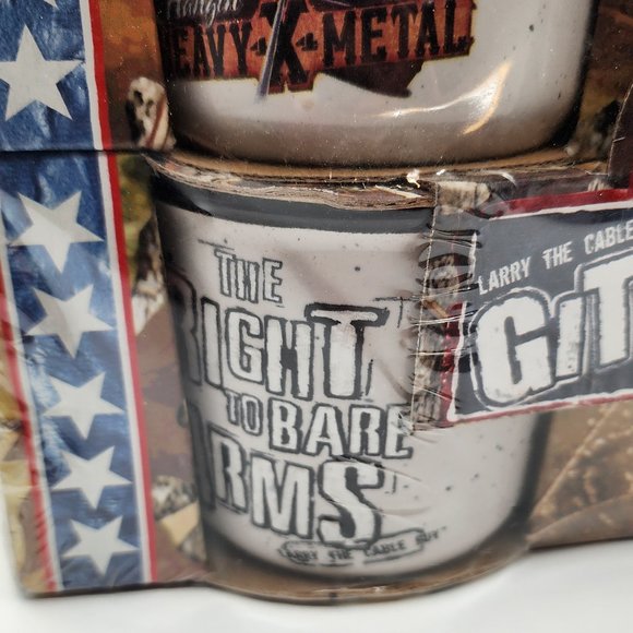 Vintage Larry the Cable Guy Git R Done Mug Set 16 oz 4 Piece Mug Set New in Box - Picture 3 of 12